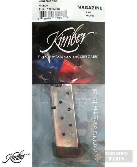 Kimber Micro 9 Stainless, 9mm. . Kimber micro 9 magazine release spring